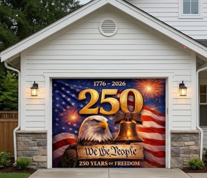 🔥Freedom 250 | Limited EditionPatriotic Garage Door Cover