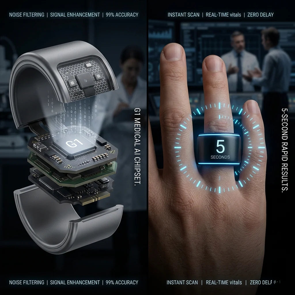🔥 75% OFF Launch Offer🏆Thysac™ G1 Non-Invasive Smart Ring