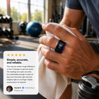 🔥 75% OFF Launch Offer🏆Thysac™ G1 Non-Invasive Smart Ring