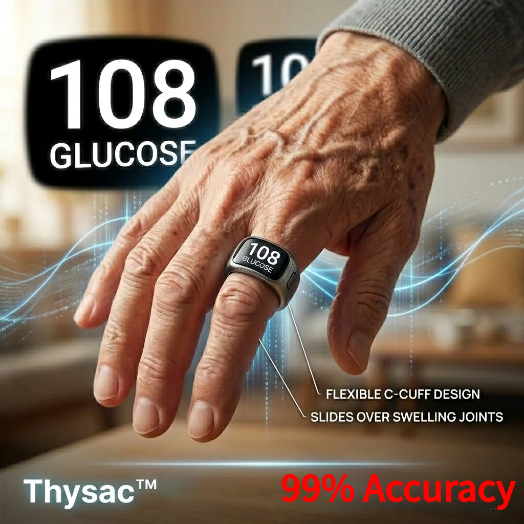 🔥 75% OFF Launch Offer🏆Thysac™ G1 Non-Invasive Smart Ring