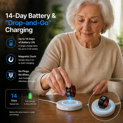🔥 75% OFF Launch Offer🏆Thysac™ G1 Non-Invasive Smart Ring