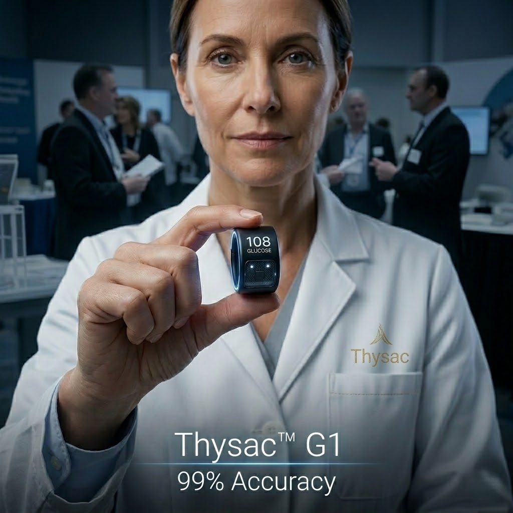 🔥 75% OFF Launch Offer🏆Thysac™ G1 Non-Invasive Smart Ring
